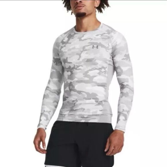 Under Armour UA Coldgear Infared Camo Compression L/S Shirt - Picture 3 of 9